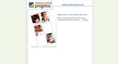 Desktop Screenshot of iservices.measuredprogress.org