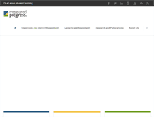 Tablet Screenshot of measuredprogress.org